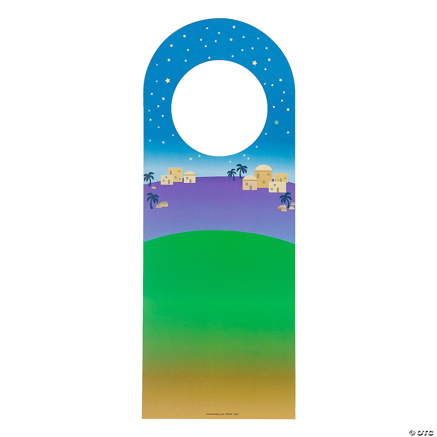 Nativity Big Door Hanger Sticker Craft - 12 Kits