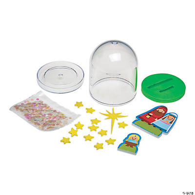 Nativity Snow Globe Craft Kits 12pk