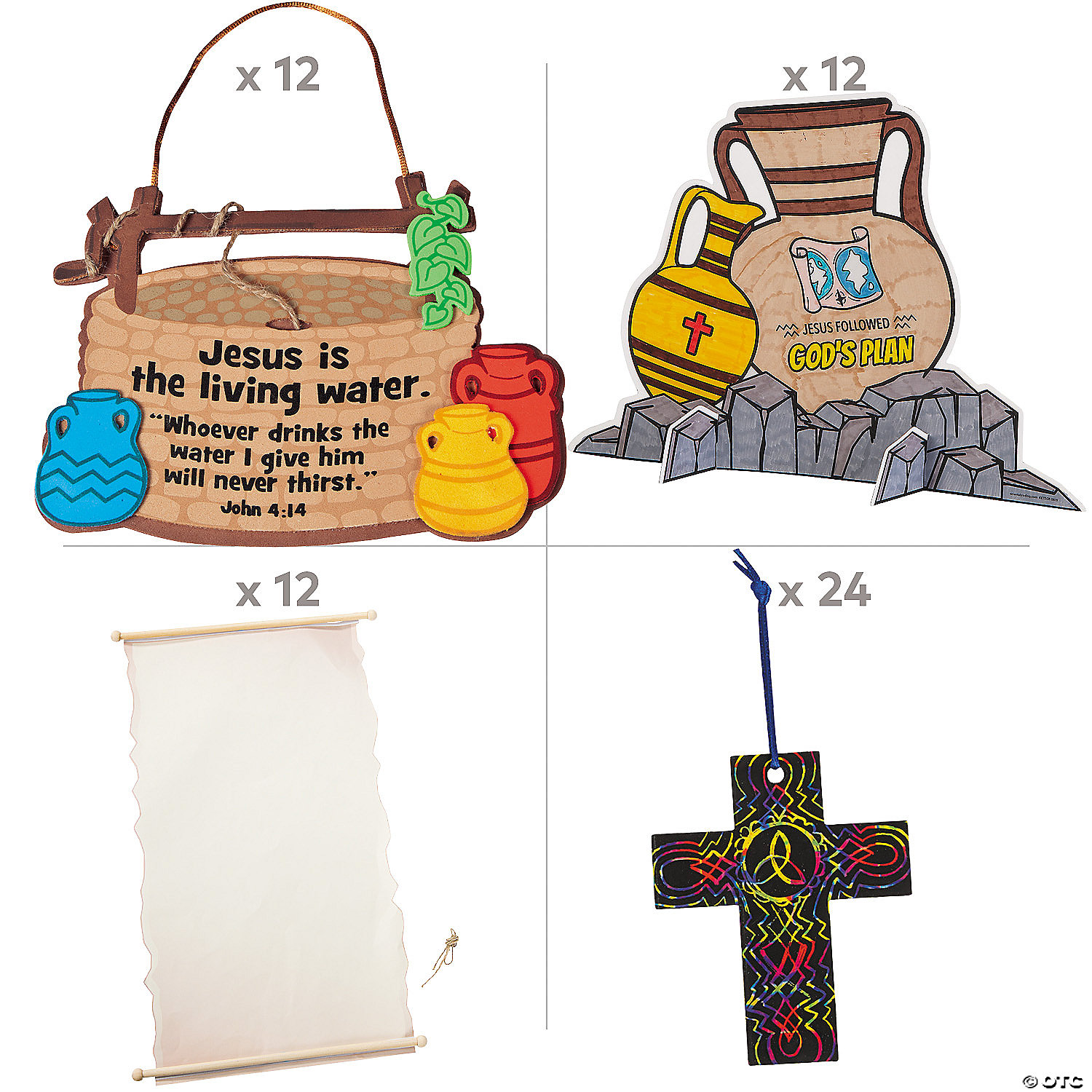 Nazareth VBS Activity & Craft Kit Assortment-60 Pieces