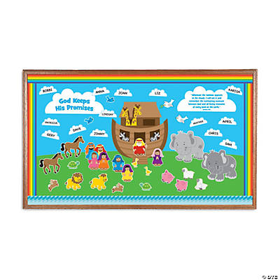 Noah's Ark Bulletin Board Set - 91pcs