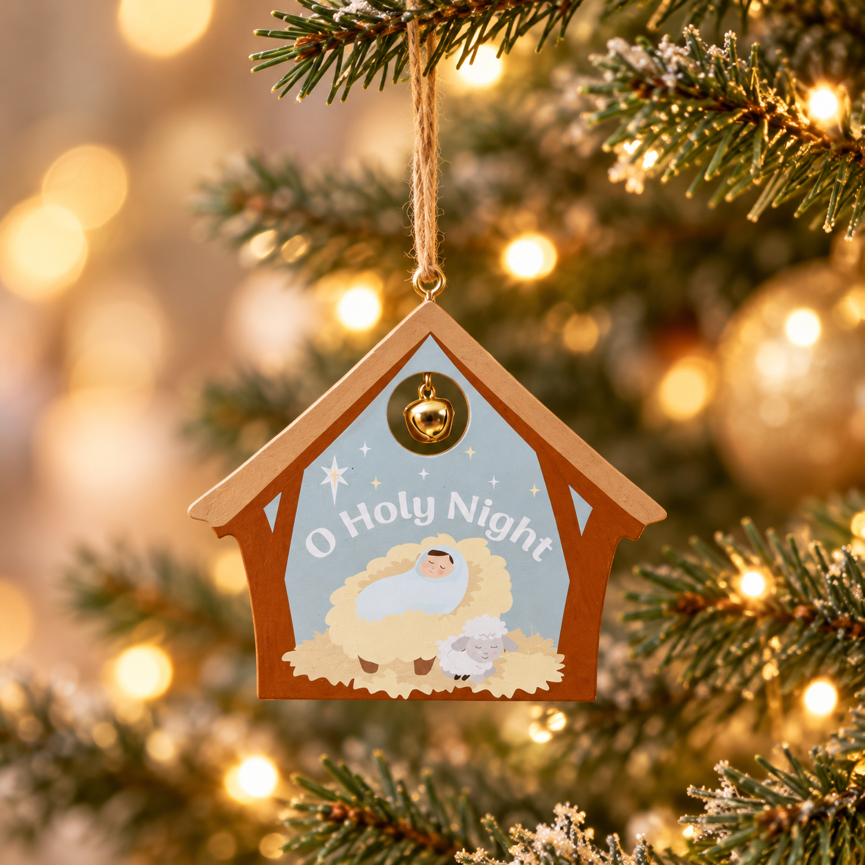 O Holy Night Nativity Christmas Ornament