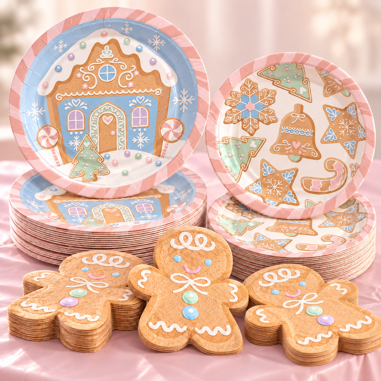 Once Upon a Gingerbread Christmas Party Pack for 8