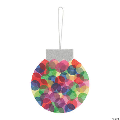 Tissue Paper Bright Dot Ornaments Craft-12 Pack