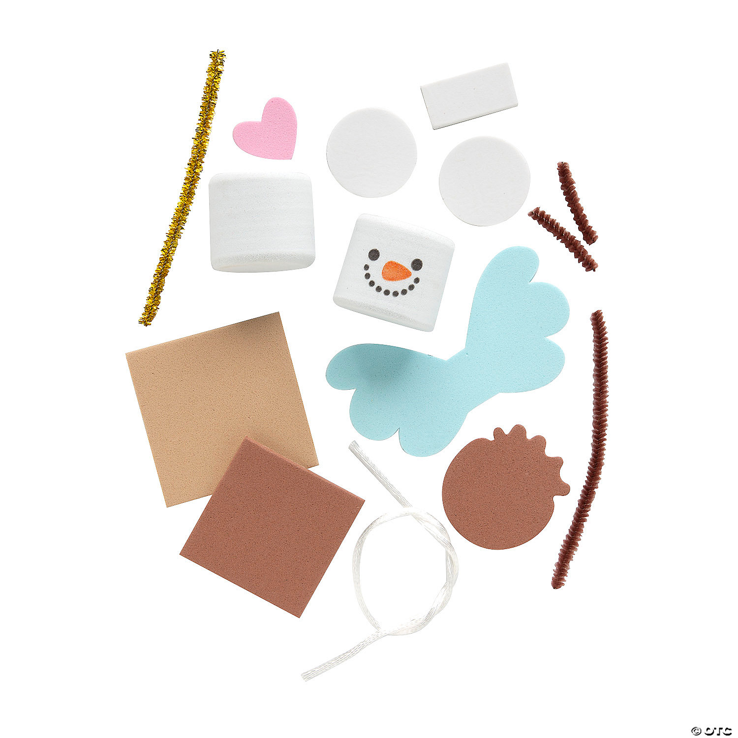 S'More Angel Christmas Ornament Craft Kit - 12 Pack