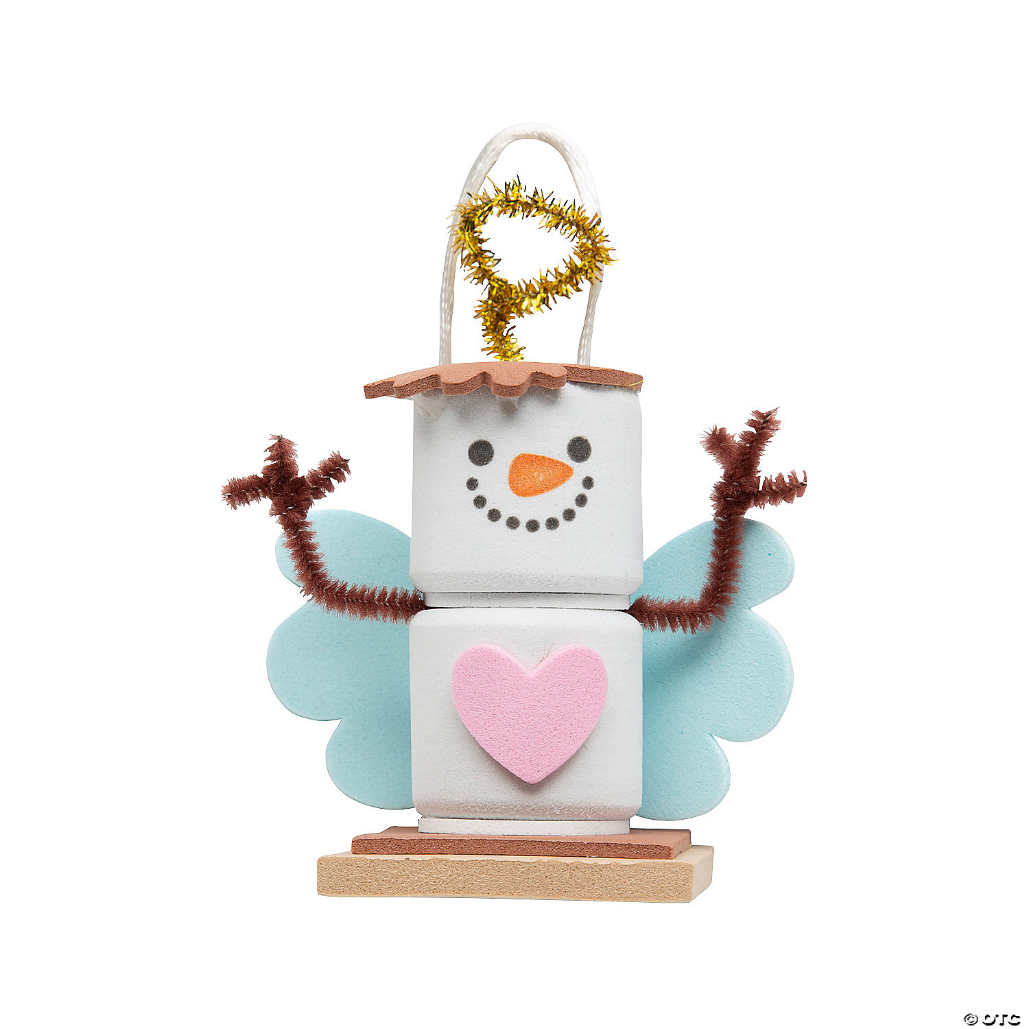 S'More Angel Christmas Ornament Craft Kit - 12 Pack