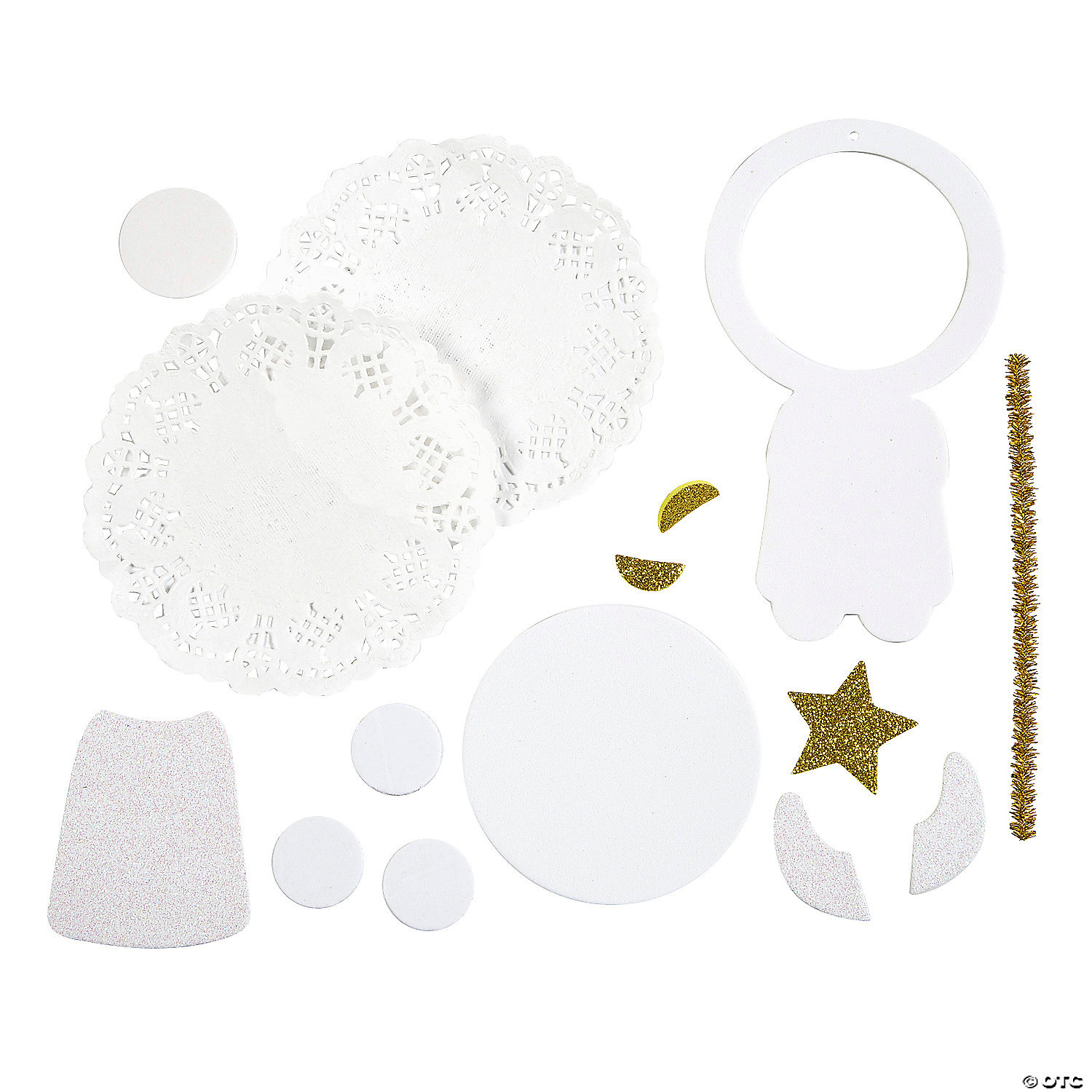 Photo Angel Christmas Ornament Craft Kit-12Pk