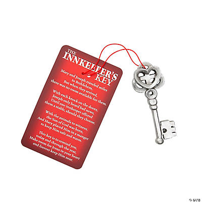 The Innkeeper's Key Ornament with Card-12 Pack