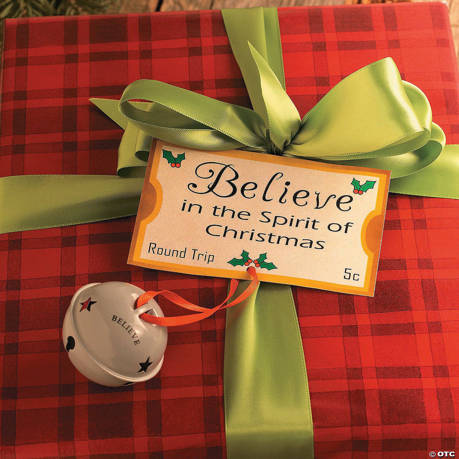 Believe Jingle Bell Christmas Ornaments-12 Pack