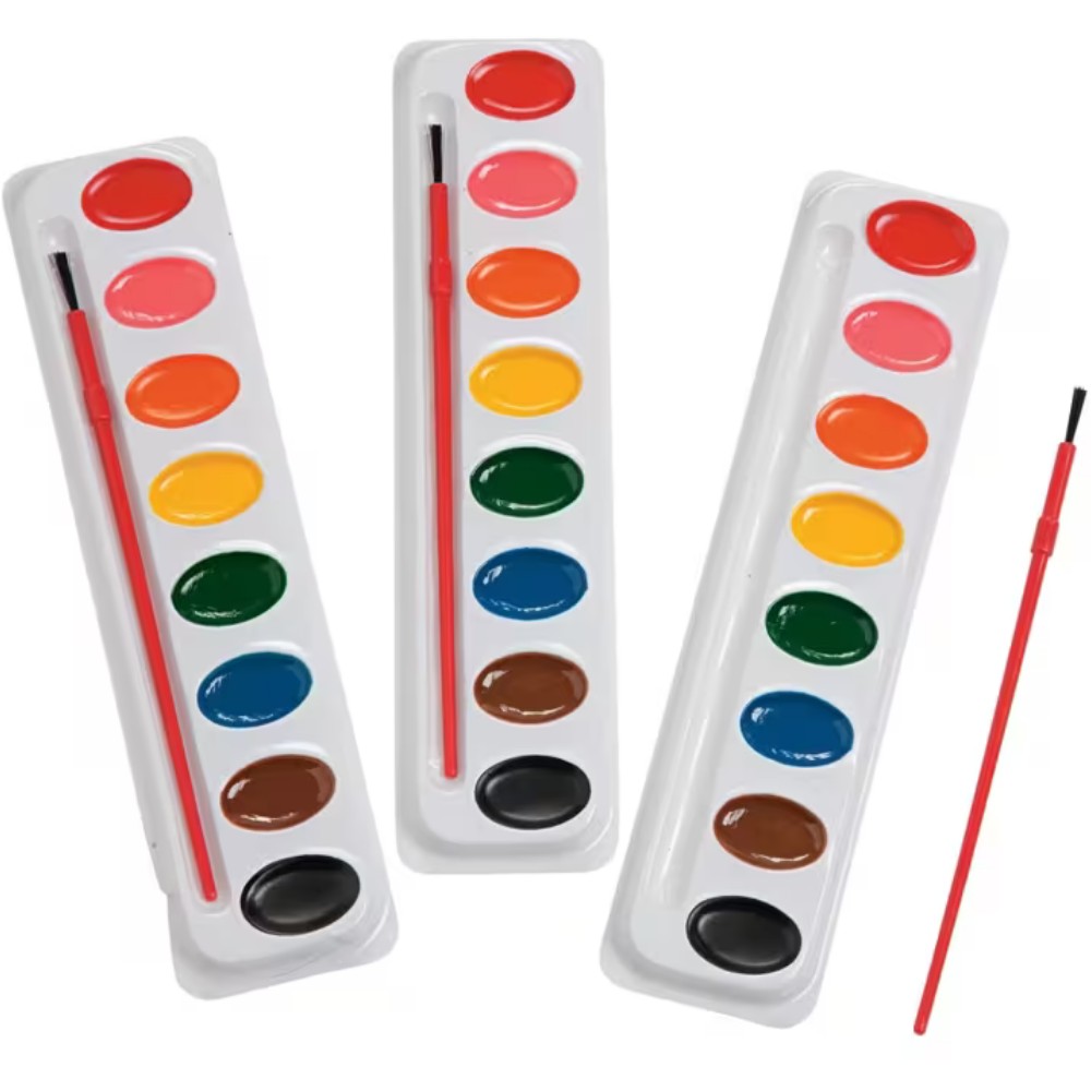 Little Artist Dog Tag Necklaces - 12pk