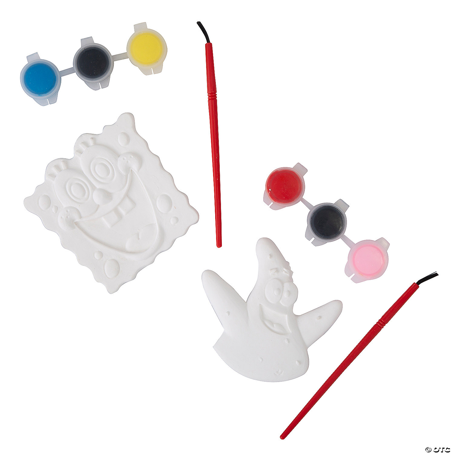 SpongeBob SquarePants Paint Your Own Character Craft Kit-12Pk