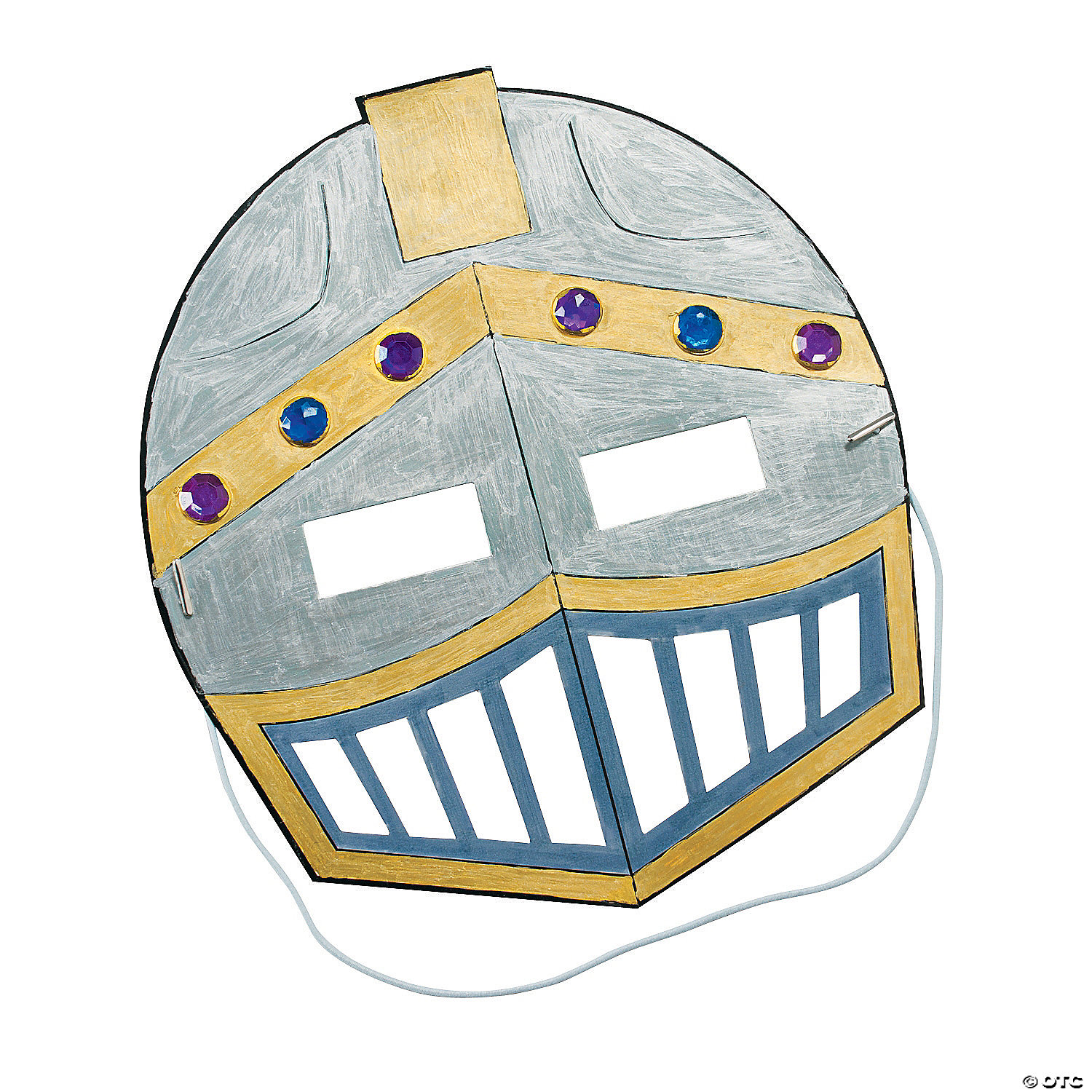 Colour Your Own Knight Helmet Masks - 12 Pc.