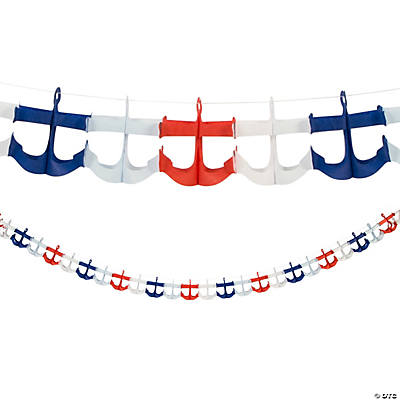 Nautical Anchor Garland - 9ft.