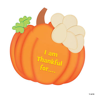 Thankful Pumpkin Craft Kits - For 12 Kids