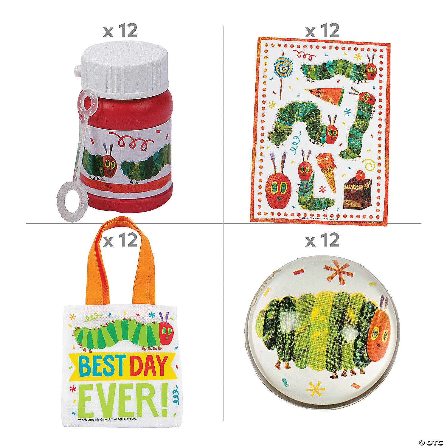 Very Hungry Caterpillar Favour Kit for 12