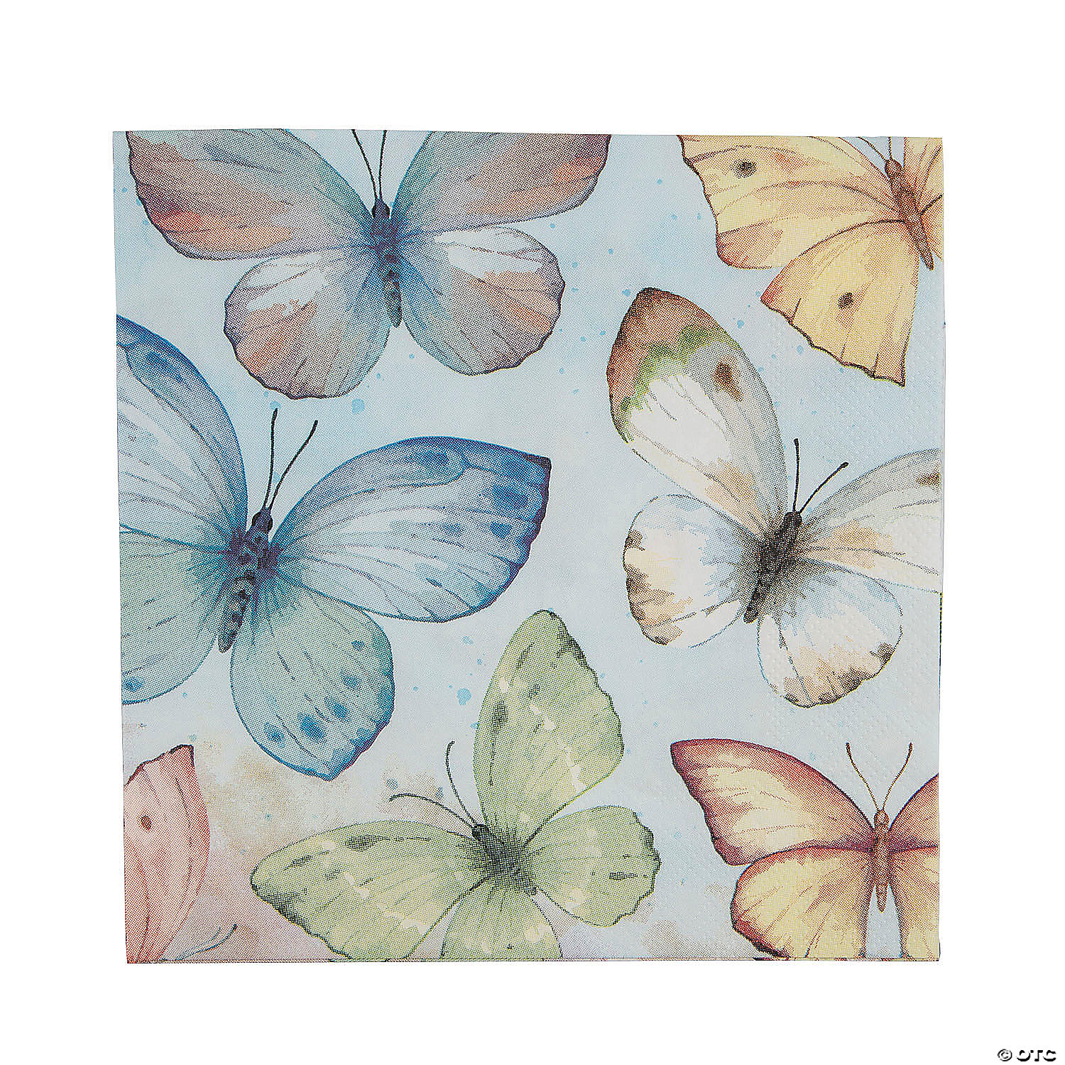 Pastel Butterfly Luncheon Napkins - 16Pk