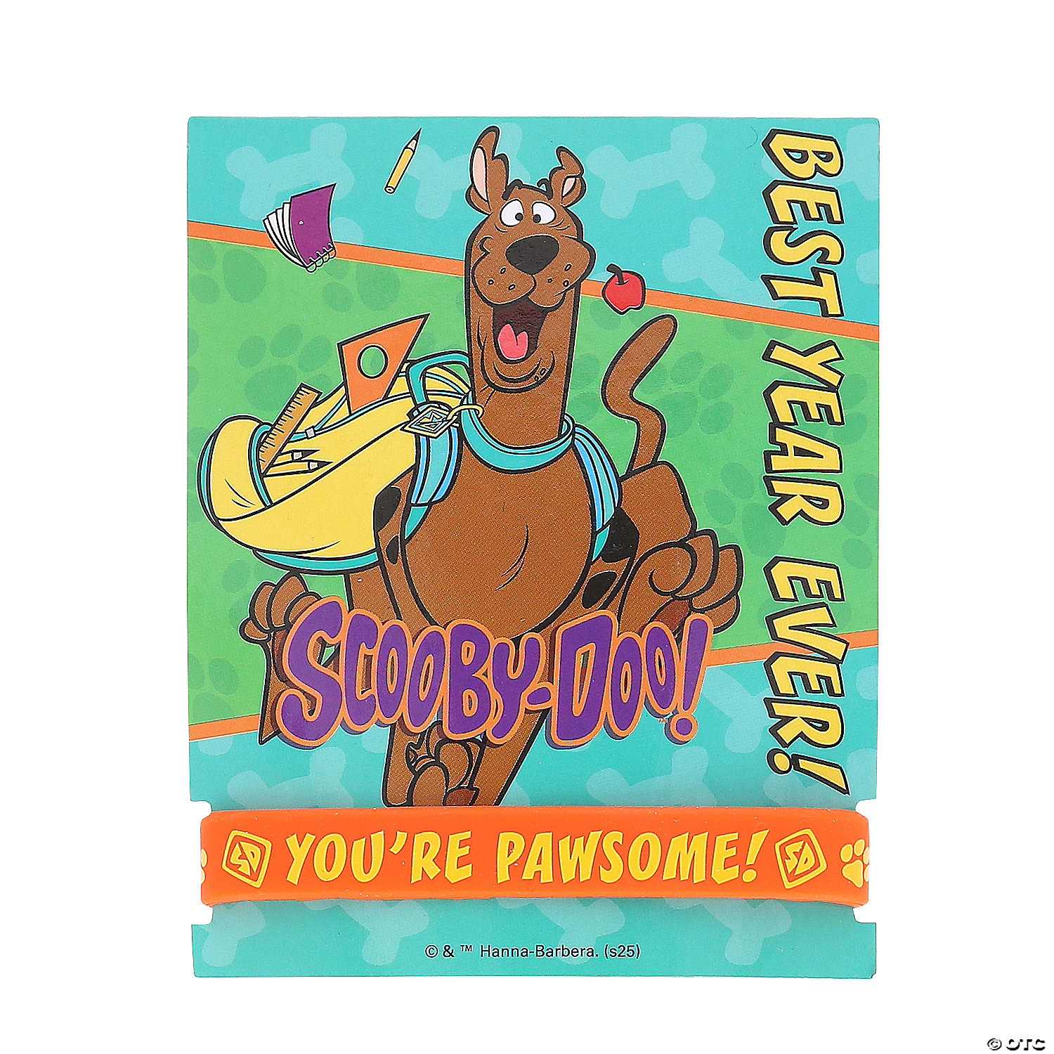 Scooby-Doo! End of Year Bracelets with Card for 12