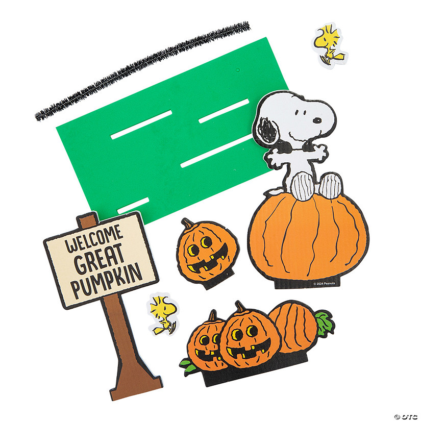 Charlie Brown 3D Great Pumpkin Halloween Craft Kit