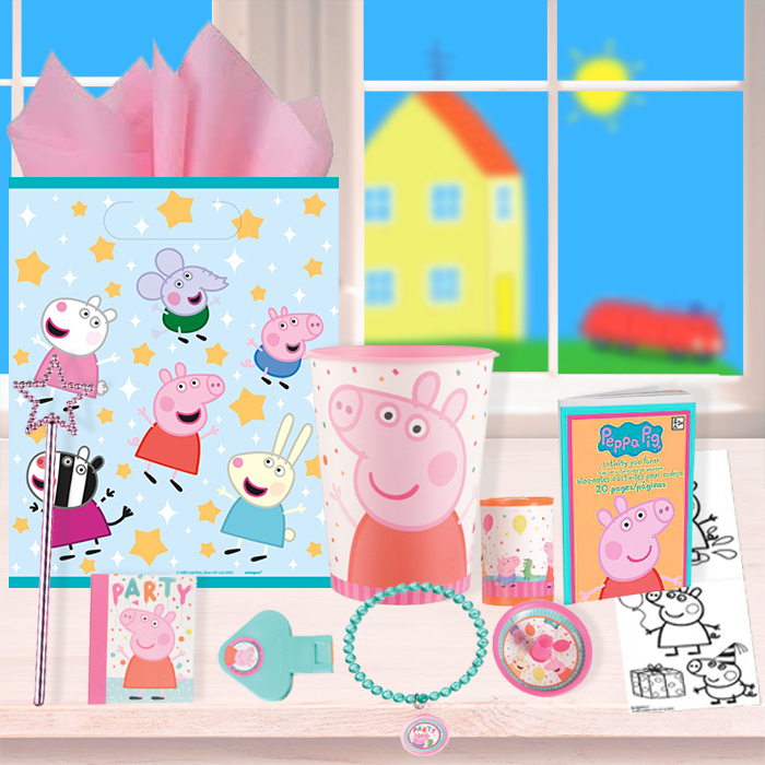 Peppa Pig 48 Large Sticky White Paper Stickers Labels NEW George 