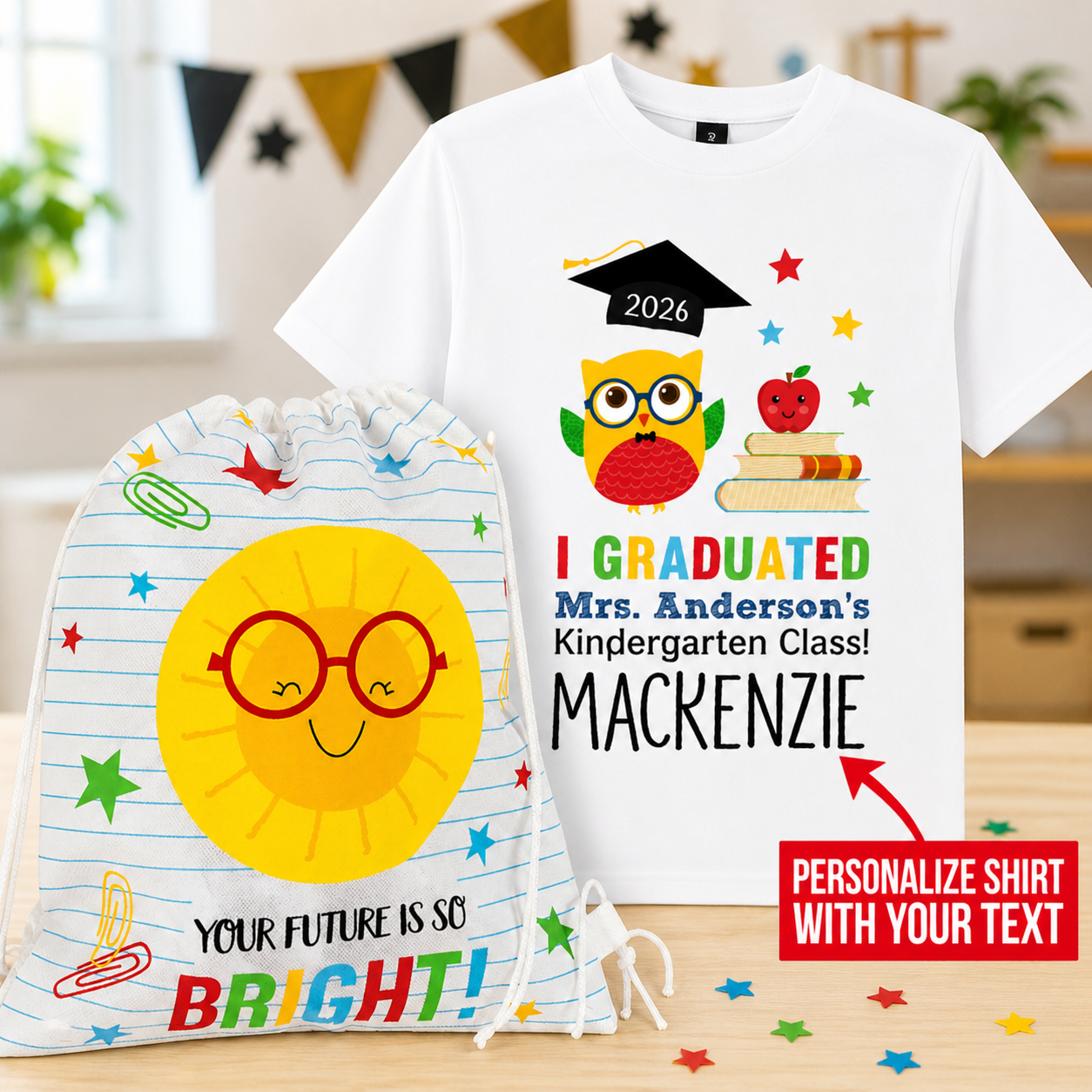 Elementary Class Backpack & Personalized TShirt