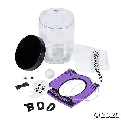 Pet Ghost in Jar Craft Kit-6Pk