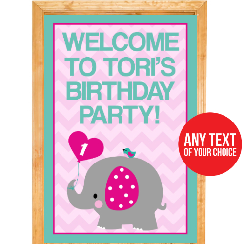 Elephant Pink 1st Birthday Party Supplies Party Supplies Canada Open A Party - pink elephant roblox