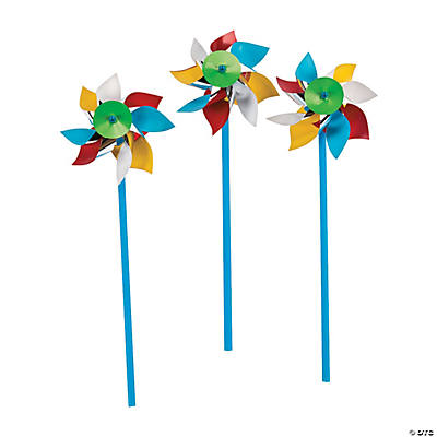 Beach Ball Pinwheels - 36Pk
