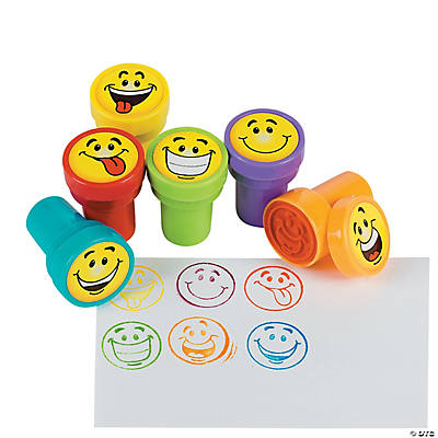 Emoji Self Inking Stampers - 24 Pack