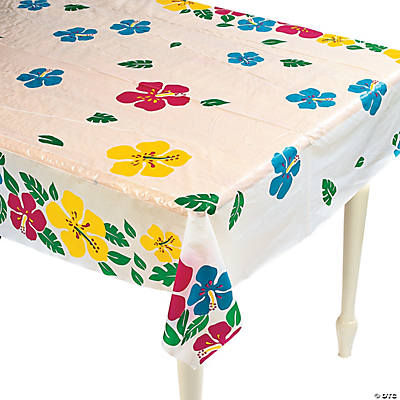 Hibiscus Tablecloth Roll - 100 Feet