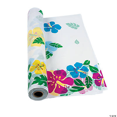 Hibiscus Tablecloth Roll - 100 Feet