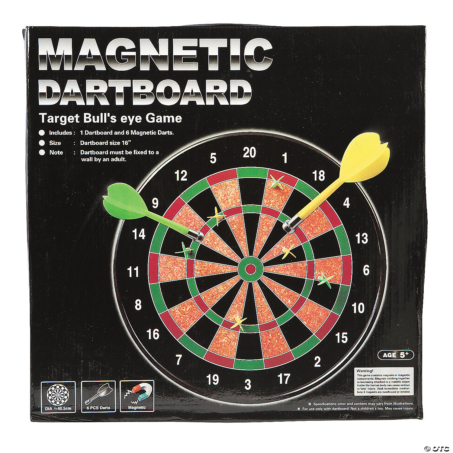 Plastic Magnetic Dart Board