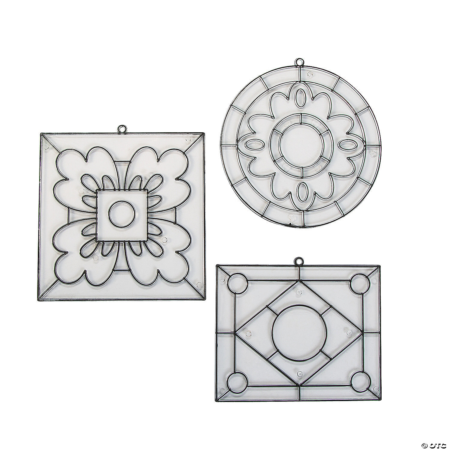Stained Glass Suncatchers - 12Pk