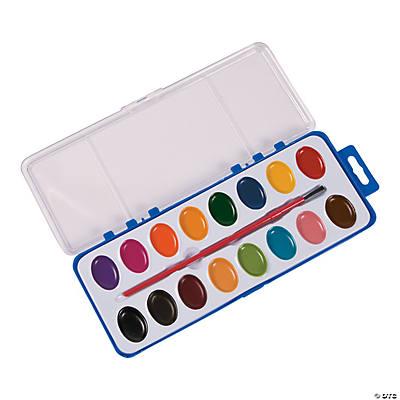 Deluxe Water Colour Paint Tray Sets - 12 Sets