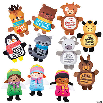 Religious Christmas Plush Assortment - 150Pk