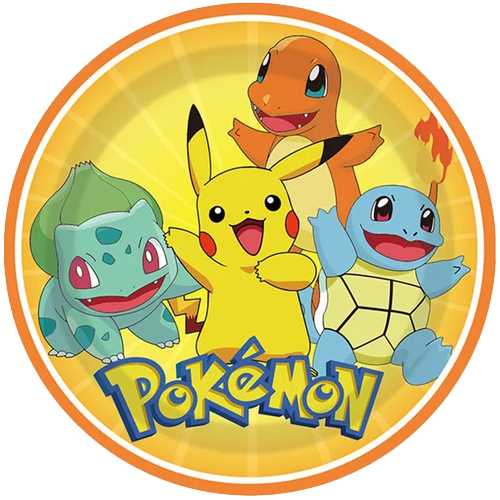 Pokemon Dinner Plates - 10 PK