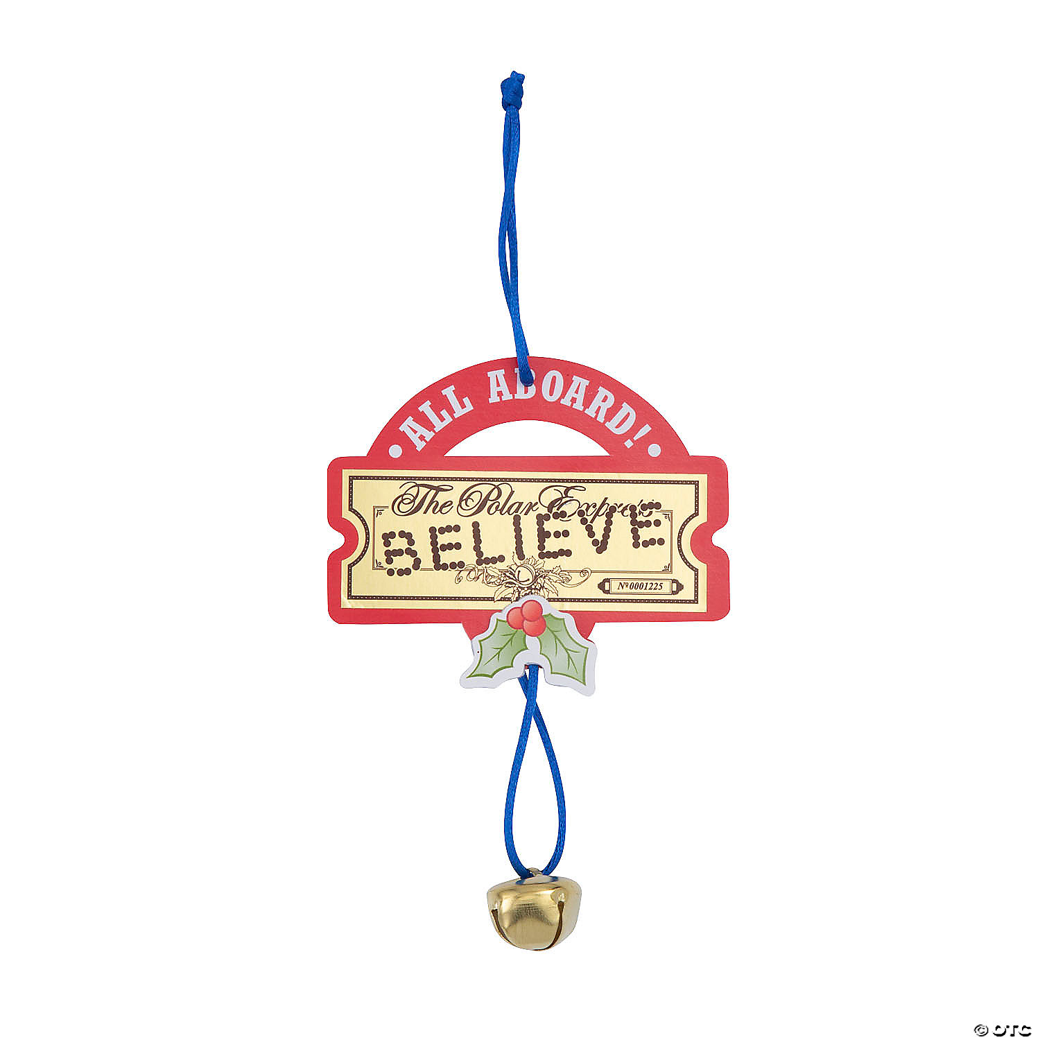 The Polar Express Bell Christmas Ornament Craft Kits 12pk