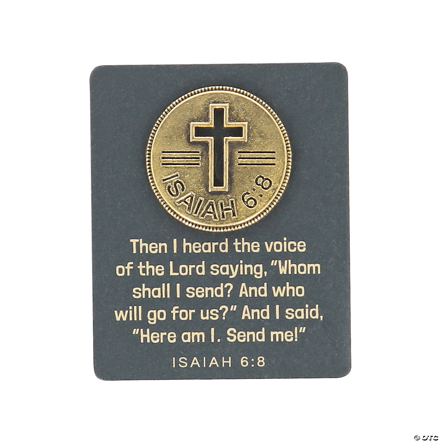 Religious Called to Serve Metal Prayer Tokens with Card-12Pk