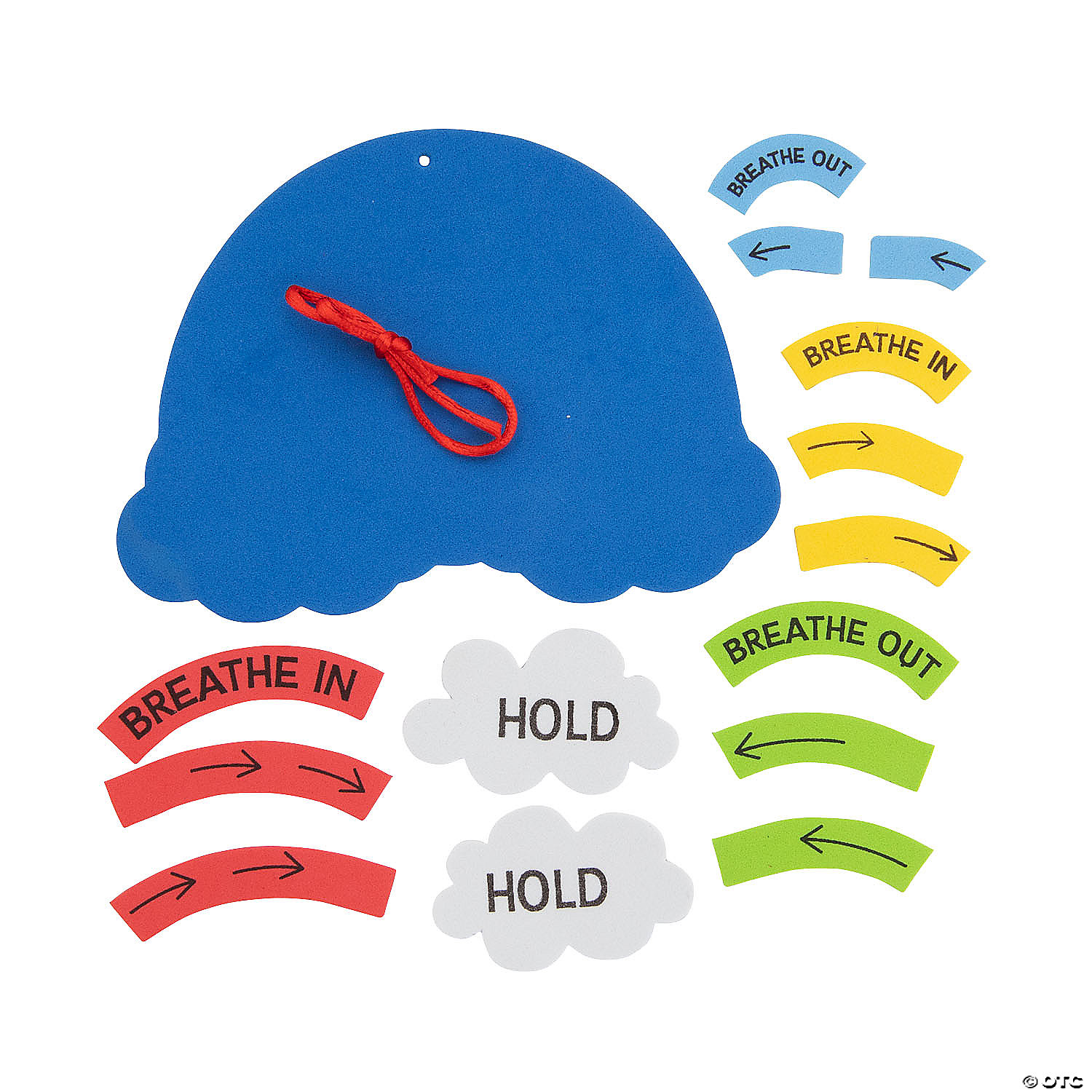 Rainbow Breathing Craft Kit - 12Pk