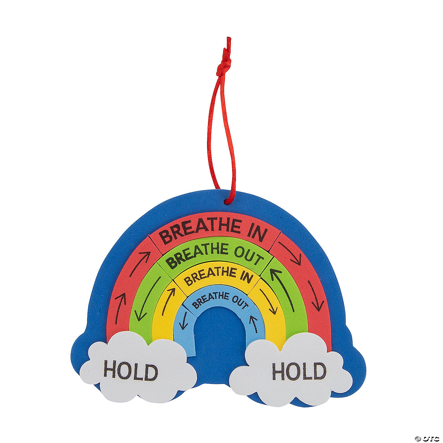 Rainbow Breathing Craft Kit - 12Pk