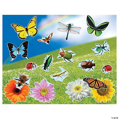 Realistic Bugs BIG Sticker Scene Kits - 12 Pk