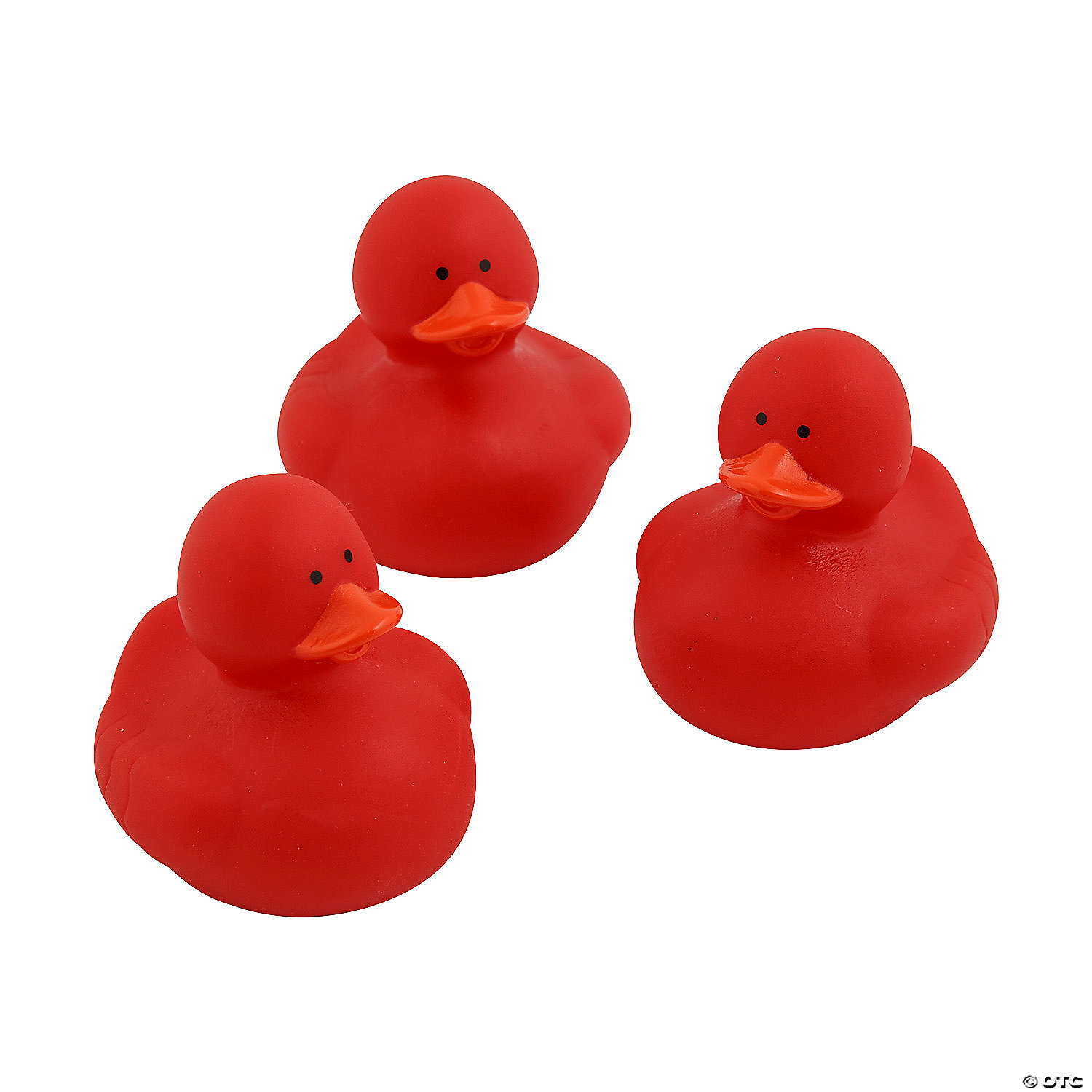 Red Rubber Ducks - 12Pk
