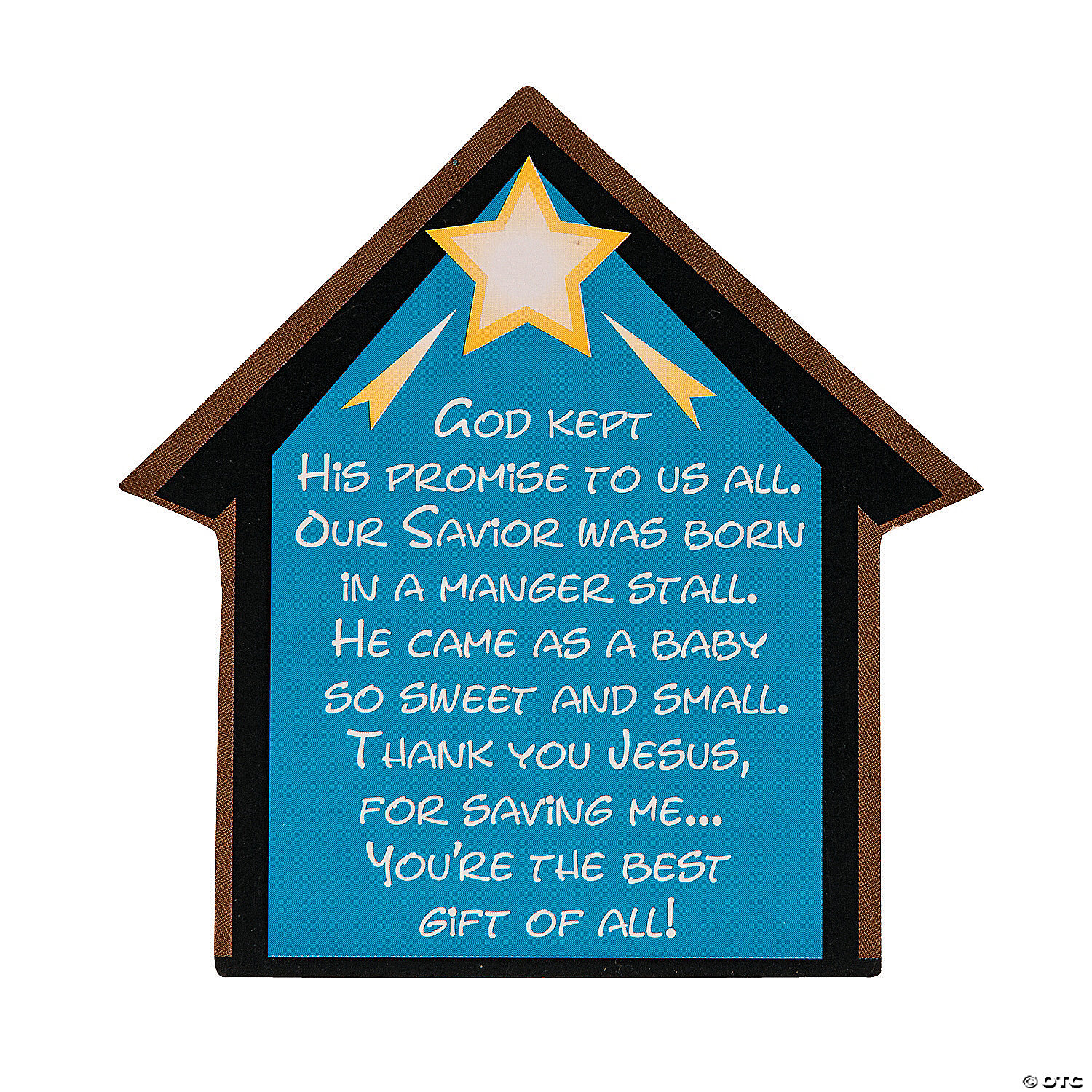 Resin Nativity Statue with Card Sets- Includes 12 Sets