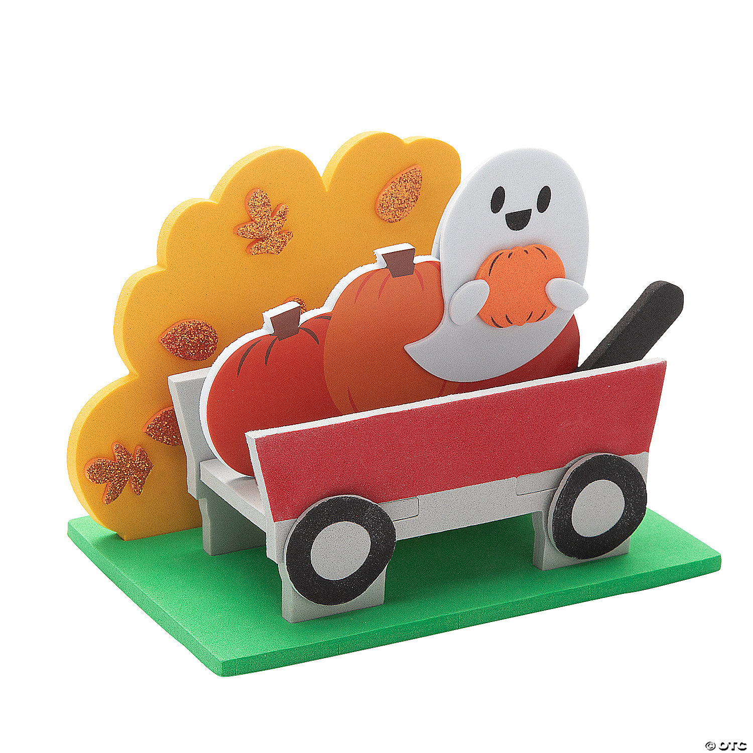 Halloween 3D Ghost Hayrack Ride Craft Kit 12 PK