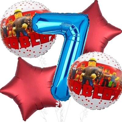 Roblox Theme Garland  Balloons, Custom balloons, Balloon garland