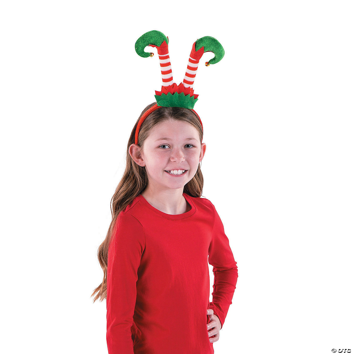 Santa & Elf Legs Headbands - 6 Pack