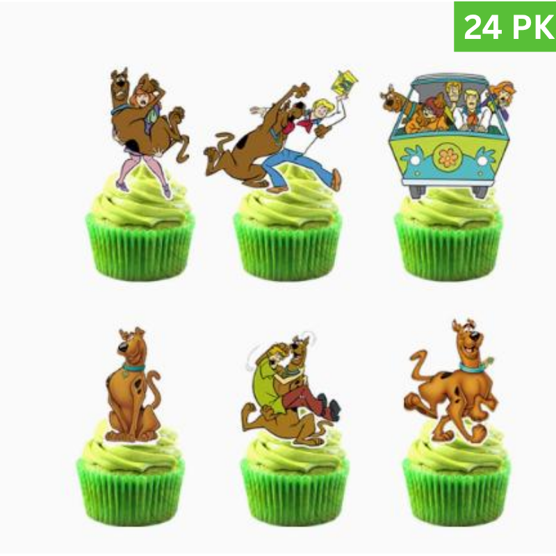 Scooby Doo Cupcake Picks - 24 Pack