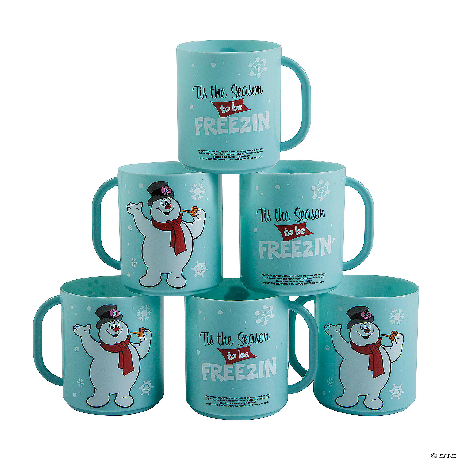 Frosty the Snowman Tis the Season to be Freezing' Mugs - 12 Pack
