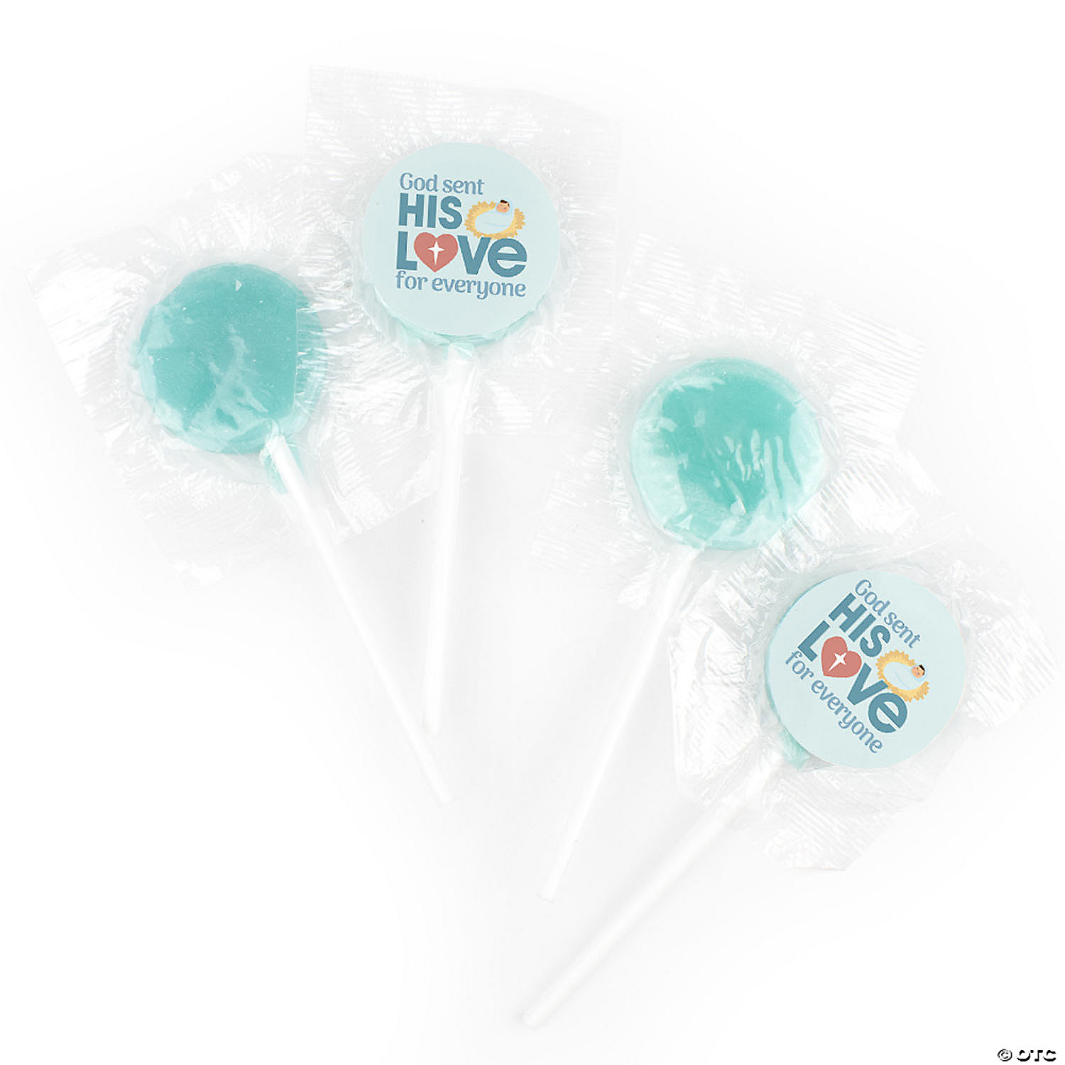 Simple Blessings God Sent His Love for Everyone Lollipops 48pc