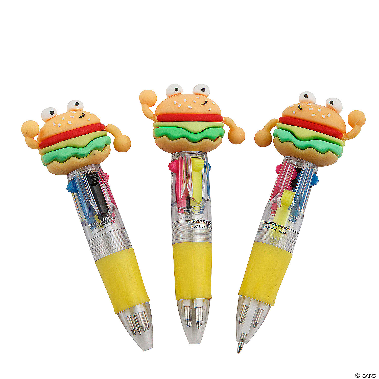 Fast Food Characters Shuttle Pens - 12Pk
