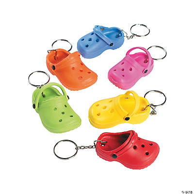 Croc Shoe Keychains - 12 Pack