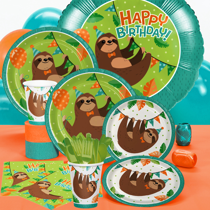 Sloth Birthday Party Supplies Party Supplies Canada Open A Party - roblox birthday supplies canada